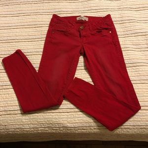 Red Jolt Skinny Jeans Size 5
